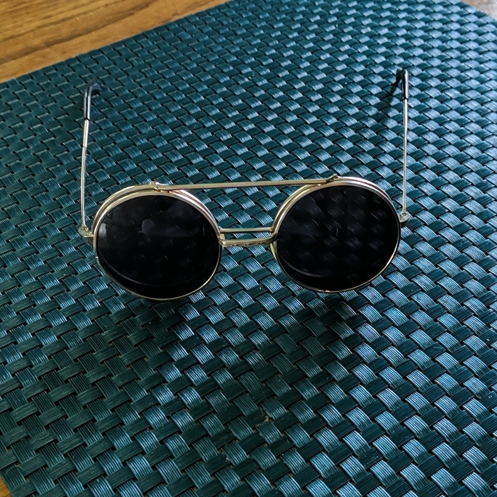 Retro Vintage Flip Sunglasses